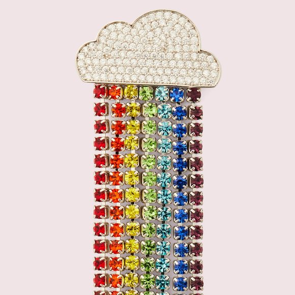 kate spade | into the sky rainbow fringe earrings - Picture 2 of 8